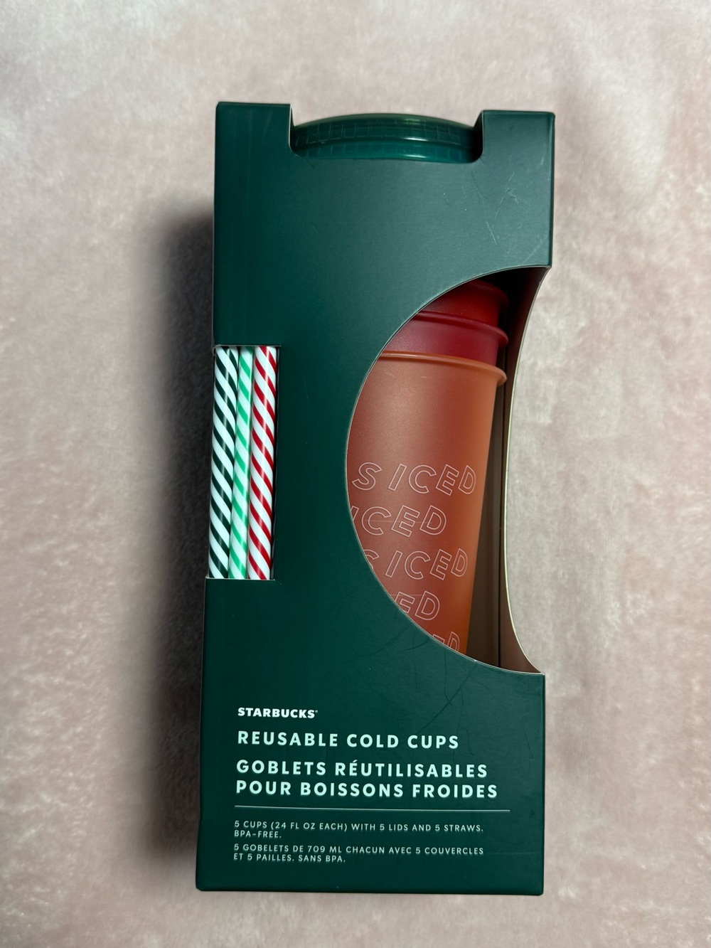 Starbucks HOLIDAY Reusable Cold Cups Set
